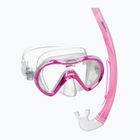 Детски комплект за шнорхелинг Mares Combo Seahorse pink/clear