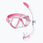 Комплект за шнорхелинг Mares Combo Wahoo Neon pink/white/clear