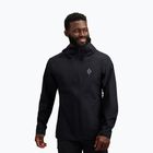 Мъжко яке за дъжд Black Diamond Strataline Stretch Shell black