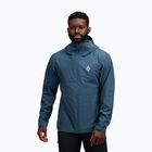 Мъжко яке за дъжд Black Diamond Strataline Stretch Shell midnight blue