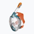 Детска пълнолицева маска за гмуркане SEAC Libera acquamarine/orange