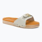 Дамски чехли Scholl Pescura Flat Massage Lea off white