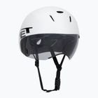 Велосипедна каска MET Codatronica white/silver matt glossy