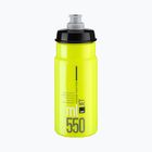 Велосипедна бутилка Elite Jet 550 ml yellow fluo/black logo