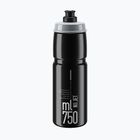 Велосипедна бутилка Elite Jet 750 ml black/grey logo