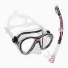 Комплект за гмуркане Cressi Big Eyes Evolution + Alpha Ultra Dry black/pink
