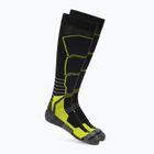 Скиорски чорапи Mico Medium Weight Superthermo Natural Marino Ski nero/giallo fluo