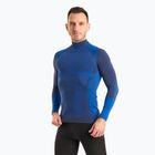 Мъжка термоактивна блуза Mico Warm Control Mock Neck piombo