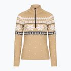 Дамски термо суитшърт Newland Isalind Half Zip biscuit/white