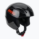 Детска скиорска каска Briko Elias Jr shiny black/orange
