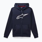 Мъжки суитшърт Alpinestars Ageless II Zip Hoodie navy/white