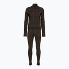 Дамски комплект термобельо EA7 Emporio Armani Ski Jacquard Knitted fancy brown animal print