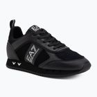 Обувки EA7 Emporio Armani Black & White Suede triple black micropunch