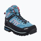 Дамски ботуши за трекинг CMP Moon Mid WP teal/red fluo