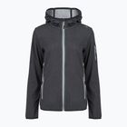 Дамски суитшърт за трекинг CMP 34H6376 Fix Hood nero/cemento