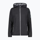 Дамски трекинг суитшърт CMP 34H6376 Fix Hood black/cement