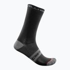 Мъжки чорапи за колоездене Castelli Superleggera T 18 black