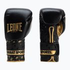 Боксови ръкавици Leone Dna в черно и златно GN220