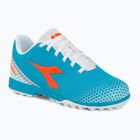 Детски футболни обувки Diadora Pichichi 6 TF JR синьо флуо/бяло/оранжево