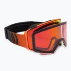 Скиорска маска Neon Ice black/orange/mirror red/amber
