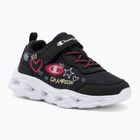 Детски обувки Champion Funfair Print G PS Low Cut new black/fluorescent pink/imperial light blue