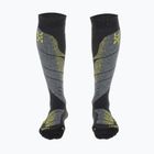 Мъжки чорапи UYN Ski All Mountain anthracite melange/yellow