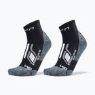 Мъжки чорапи UYN Trekking Approach Low Cut 2 pack black/grey