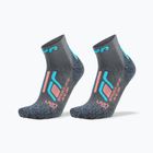 Дамски чорапи UYN Trekking Approach Low Cut 2 pack grey/turquoise