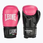 Детски боксьорски ръкавици LEONE 1947 Thunder Jr fuchsia