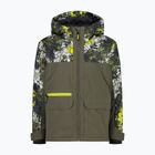 Детско скиорско яке CMP 36W0714P Fix Hood olive/acido
