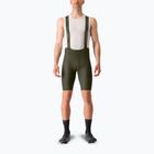Мъжки къси панталони за колоездене Castelli Espresso deep green