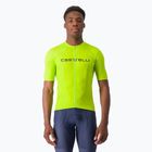 Мъжка колоездачна фланелка Castelli Prologo Lite electric lime/ deep green
