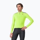 Мъжка блуза с дълъг ръкав за колоездене Castelli Puro 4 electric lime