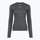 Дамска велосипедна блуза с дълъг ръкав Castelli Medio Base Layer W melange gray