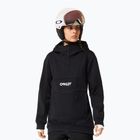 Дамски софтшел суитшърт Oakley TNP Nose Grab Softshell Hoodie blackout/white