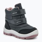 Детски обувки Geox Flantil ABX anthracite/dark pink