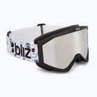 Детски скиорски очила Bliz Liner Jr matte black/brown/silver mirror