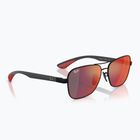 Слънчеви очила Ray-Ban Rb8336M Scuderia matt black/dark grey mirror blue/red