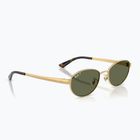 Слънчеви очила Ray-Ban RB3774D arista gold/dark green polarized