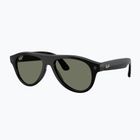 Очила с камера Ray-Ban Meta Aviator shiny black/g15 green polar
