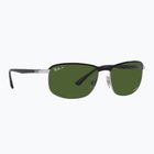 Слънчеви очила Ray-Ban Rb3671 Polarized+ Lenses black silver/dark green polarized+