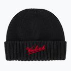 Мъжка зимна шапка Woolrich Merino Wool Logo Beanie black