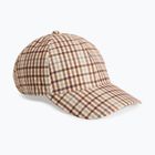 Дамска шапка с козирка Woolrich Check Baseball Cap beige check