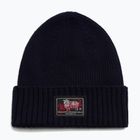 Мъжка зимна шапка Woolrich Legacy Patch Beanie melton blue