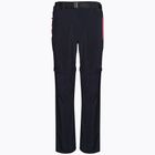 Дамски панталони за трекинг CMP Zip Off black/pink 3T51446/05UG