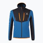 Мъжко яке Montura Ski Style Hoody deep blue/mandarino