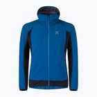 Мъжка блуза Montura Premium Wind Hoody deep blue/ orange