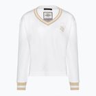 Дамски суитшърт Aeronautica Militare Lady V-Neck bianco ottico