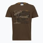 Mъжка тениска Aeronautica Militare TS2535UJ00641 chestnut brown