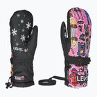 Детски сноуборд ръкавици Level Junior Mitt hot pink